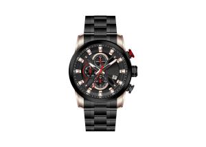 Quality Male Anolog Quartz Wrist Stainless Steel Watch Solid SS Bracelet wholesale