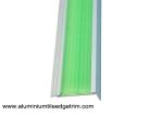 Photoluminescent / Fluorescent Aluminum Stair Nosing Glow In The Dark