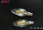 Triac Dimmable Power Saving Light Bulbs 35 * 98mm E14 / E12 C35 Candle Shape