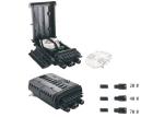16 Core fiber optic splicing closure, IP68 PP+GF material enclosure fiber optic