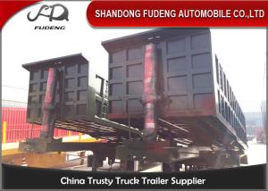 Quality HYVA Hydraulic Lifting System Dump Semi Trailer 5mm-8mm Bottom Plate wholesale