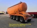 SCEC 3 Axles Havy Duty Semi Trailers 45m3 Bulk Cement Tanker Semi Trailer