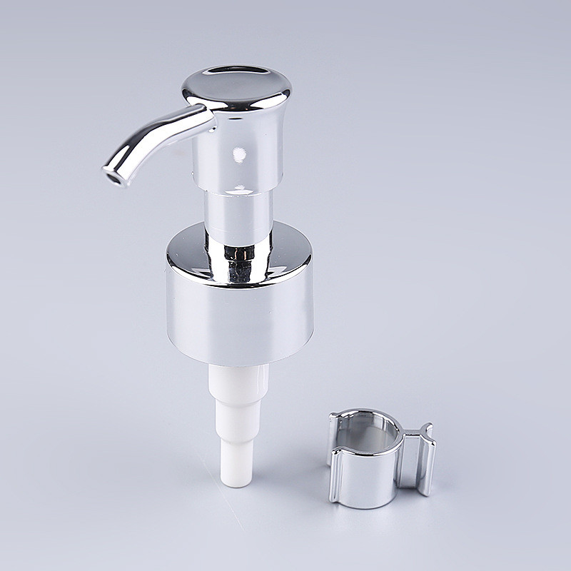 24/410 28/410 White With Silver Lotion Pump Hand Sanitizer Dispenser Gold Aluminum Plastic Lotion Pump For Bottles