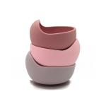 Soft 12*8.5cm Baby Silicone Suction Bowl Eco Friendly Tableware