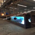 Sea Span Structural Steel Bridge , Steel Beam Bridge Metal Truss Construction