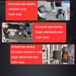Semi-automatic Rotary Hexagonal Bottle Labeling Machine for Wood Packaging