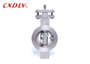 Quality Large Diameter Wafer Butterfly Valve For Various Liquids Metal Seal wholesale