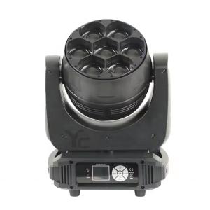 Quality 7pcs 40w Stage Par LED Zoom Moving Head Bee Eye Par Light for DJ Disco Party Lighting wholesale