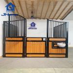 Customized Welded Weave Steel Horse Stall With Bamboo Filling Wood