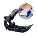 Manual Log Mechanical Excavator Grab Antiwear For Hitachi Komatsu Sany