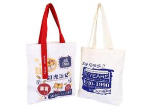 Quality Custom Logo Womens Crossbody Fashion Canvas Printed Tote Bag With Inside Pockets wholesale