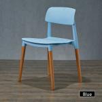 Commercial Wooden Dining Chairs , Minimalism Plastic Outdoor Dining Chairs