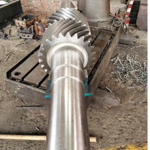 Quality DP 1.5 25T Herringbone Double Helical Gear Shaft For Mining Equipment wholesale