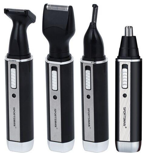 4 in1 Rechargeable washable Stainless steel cutter head nose hair trimmer for