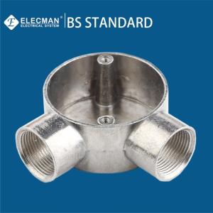 Quality BS4568 20mm-32mm Aluminum Angle Outlet Box Two Way Type wholesale