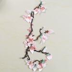 Hot Fix Motif mangnolia Embroidery Lace Flower for Cheongsam