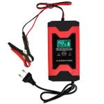 110V 220V 12V6A Motorcycle Car Battery Charger Wet Dry Lead Acid LCD