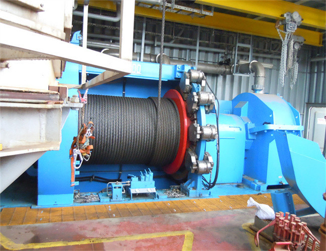 Steel Q235 Motorized Winch Machine , Electric Winch 13000 Lb High Capacity For Mining