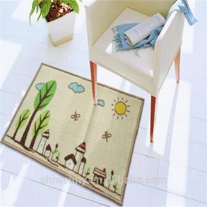 Quality Cute anti slip printed nylon cartoon home mat wholesale