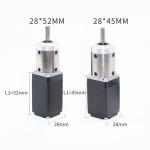2 Phase Umot Nema11 28mm 4.9V Planetary Gearbox Stepper Motors with Reduction