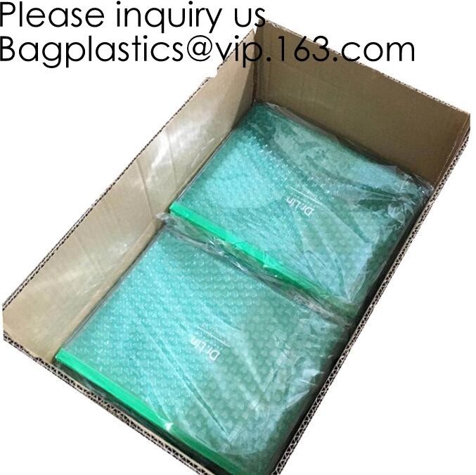 Colored PVC Film Bubble Bag/Special PVC k Bubble Bag/New Material Bubble Mailer With Zipper, bagease, bagplastics