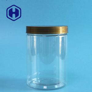 Quality 18oz 530ml PET Plastic Jars Bpa Free Round Bath Salts Sweets Packing wholesale