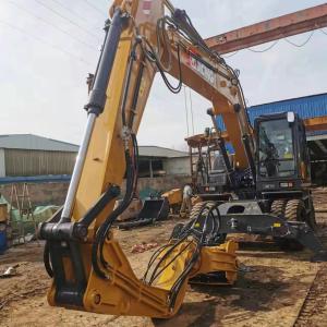 Quality Hydraulic Sheet Photovoltaic Pile Driver With Excavator 30T wholesale