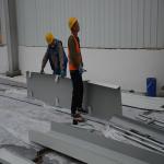 Hot Dip Galvanized / Painted Steel Structure Workshop Building Steel Color Sheet