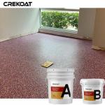 Vinyl Flakes Waterproof Epoxy Resin Floor Coating With Gloss Matte Urethane