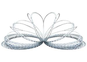 Quality Galvanized Razor Wire with 22mm Barb for homes farms banks factories in Kenya wholesale
