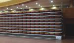 Rise Mounted Retractable Wood Bleachers / Conference Hall Telescopic Seating