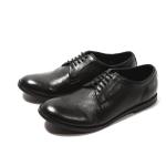 Genuine Leather Single Buckle Monk Shoes , Pointed Toe Vintage Wedding Dress