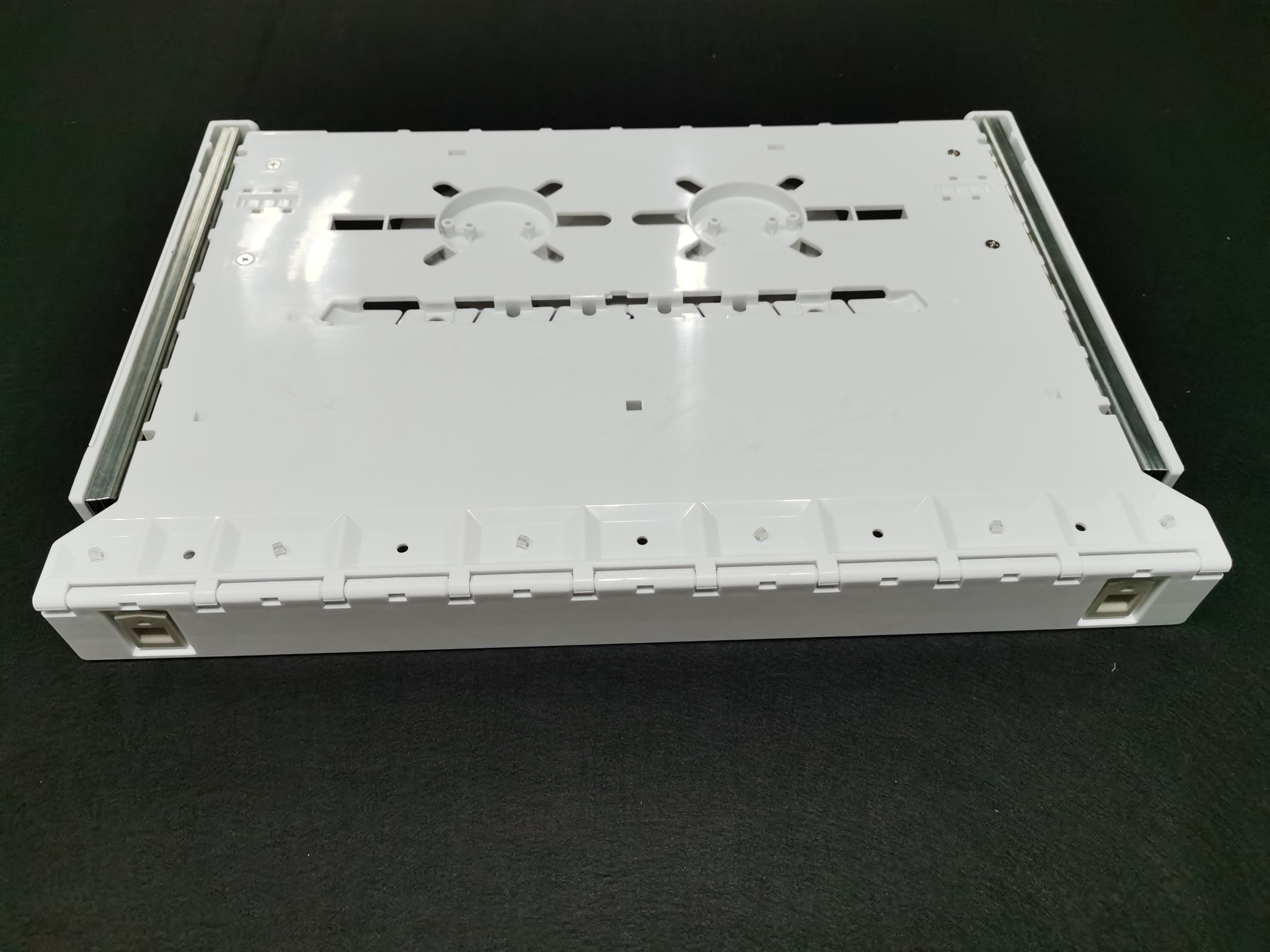 48fo Plastic Fiber Optic Patch Panels 2U FTTB 19 Inch 96 Cores CATV LC