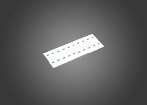 Quality White Talc Porcelain High Tech Ceramic Plates , Industrial Machinable Glass Ceramic wholesale