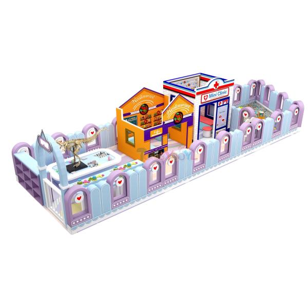 Customized Indoor Playground Equipment Unique Themes Indoor Trampoline