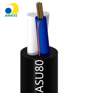 Quality 12FO Singlemode G652D Outdoor Aerial Optic Fiber Cable Anatel wholesale