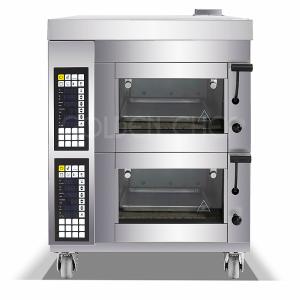 Quality Professional Stainless Steel Gas Oven For Bakery With Glass Window wholesale