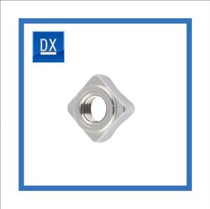 Quality Passivated Four Corner M20 Weld Nuts DIN928 Stainless Steel A2 / A4 wholesale