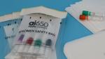 AI650 Disposable Medical Pet/PE 95kpa Biohazard Specimen Bags For Hospital Or