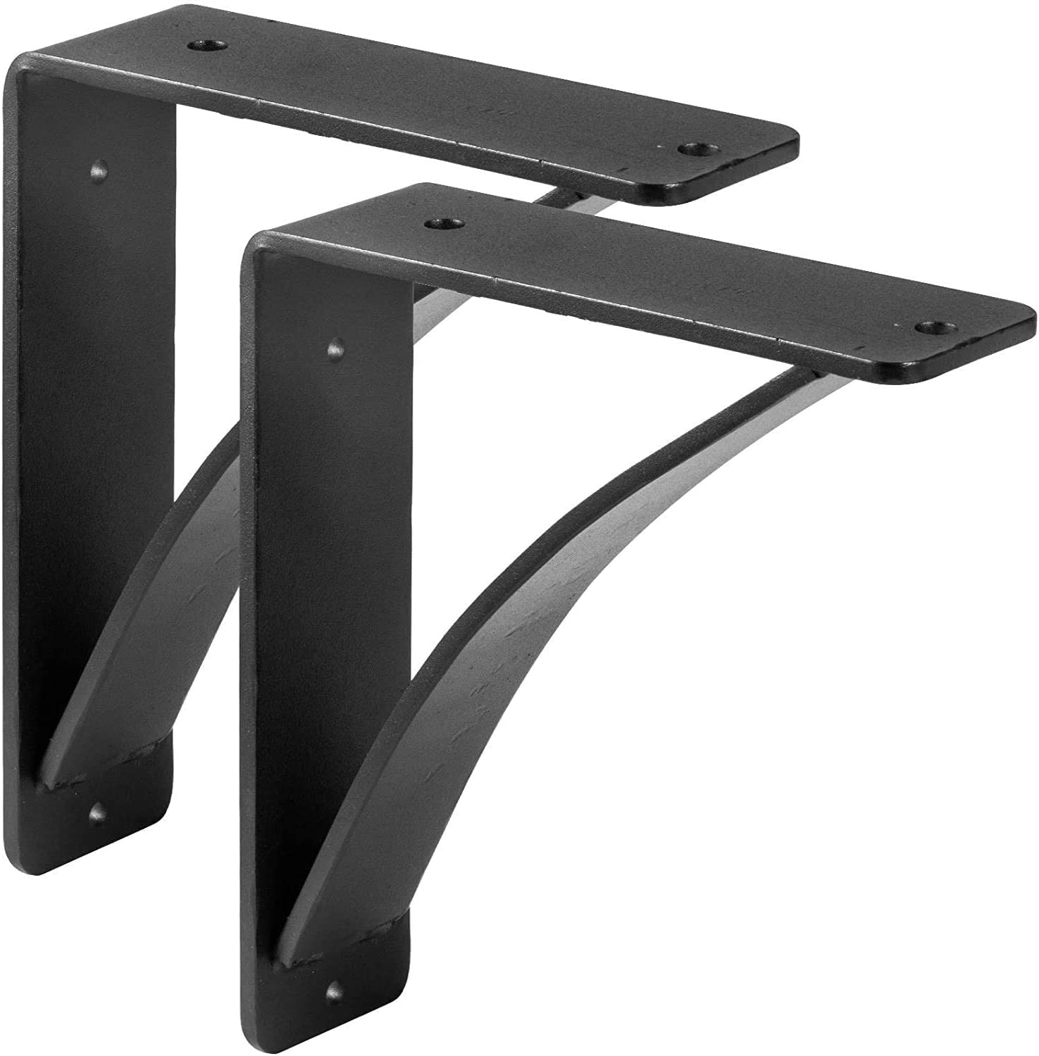 Powder Coated Heavy Duty Steel Shelf Brackets 450LBS Load Capacity Metal Triangle Bracket