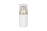 PP airless pump bottle 30ml 50ml 75ml Airless Dispenser Bottle With Clear Over