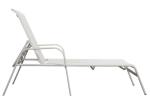 Aluminum Frame Teslin Seat Durable Structure Outdoor Sunbed