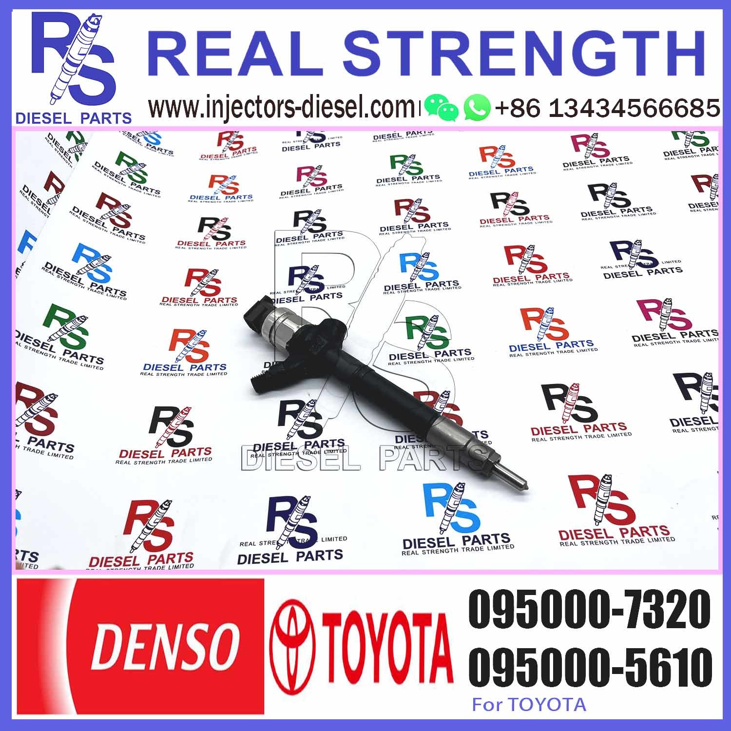 Diesel Fuel Injector 095000-7320 Common Rail Injection Nozzle 23670-0R130 For Toyota 1AD-FTV 2AD-FTV