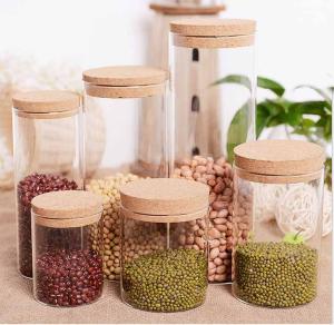 Quality Cork Top Glass Jars,food grade glass wholesale