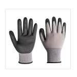 Precision Machinery Foam Palm Coating Nylon 15 Gauge Hand Safety Gloves
