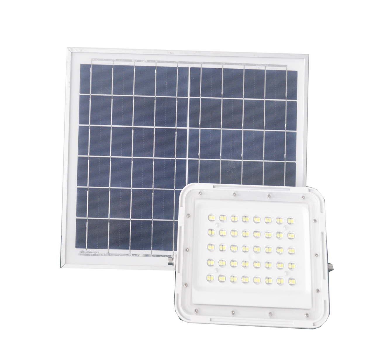 60W Aluminum material LED Solar Flood Light with remote control time control for building and garden use