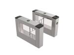 Small Swing Turnstile Parking Barrier Gate With Fingerprint Square Mechanical