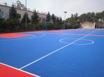 Recycled Indoor Sports Flooring Antimicrobial Pp Interlocking Tiles