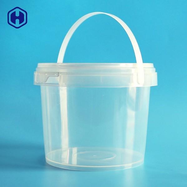 Cream Butter IML Bucket Ice Plastic Tubs PP Food Container Round Biscuit