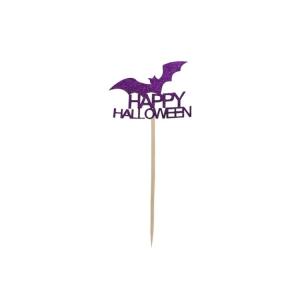 Quality Eco Friendly Food Fruit Paper Halloween Cupcake Topper wholesale